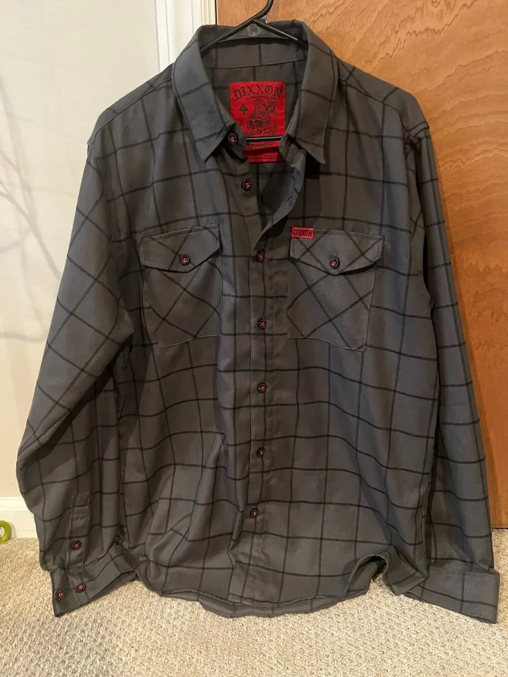 Dixxon Plaid Flannel Button Down Shirt